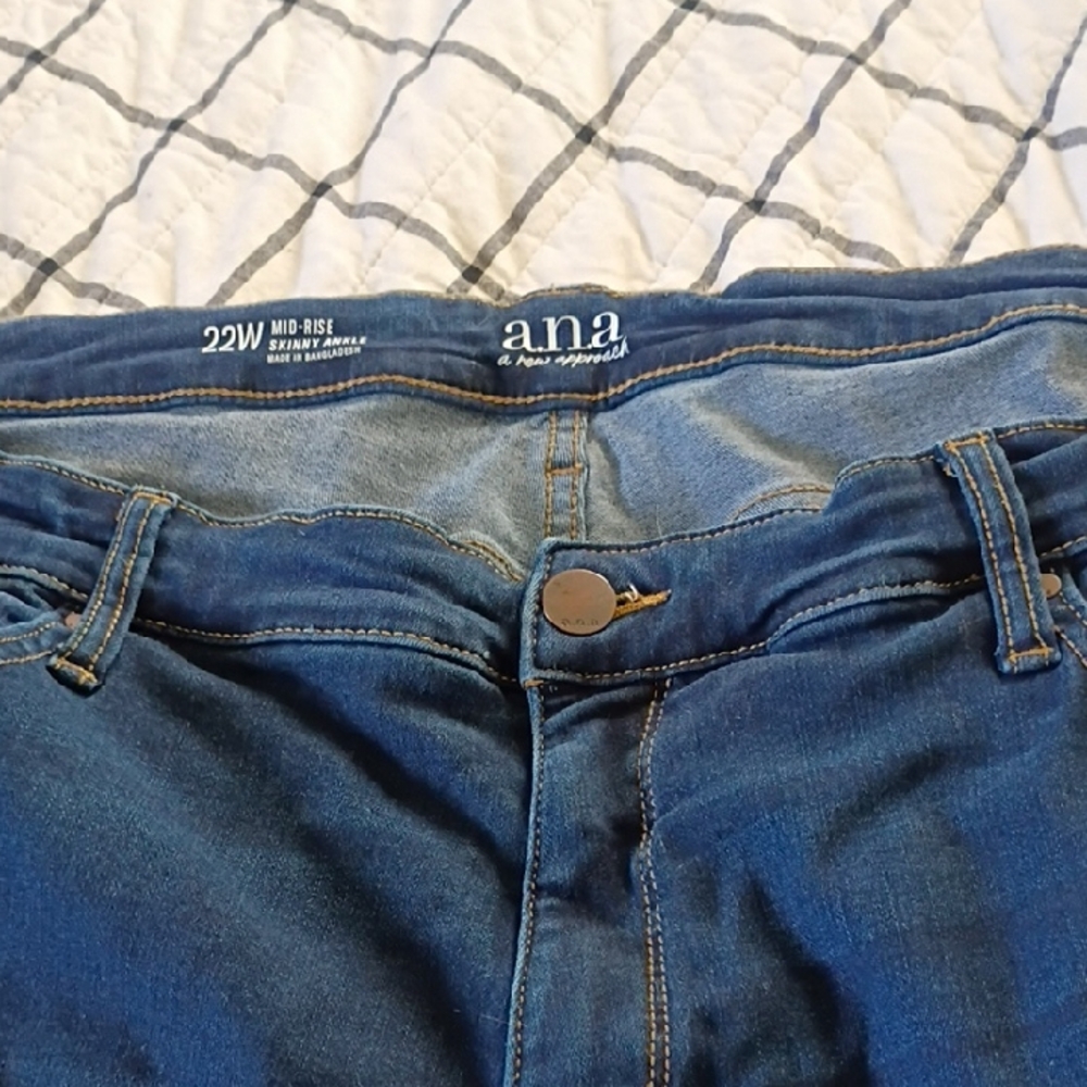 a.n.a. mid rise skinny ankle size 22 (2ndpair)